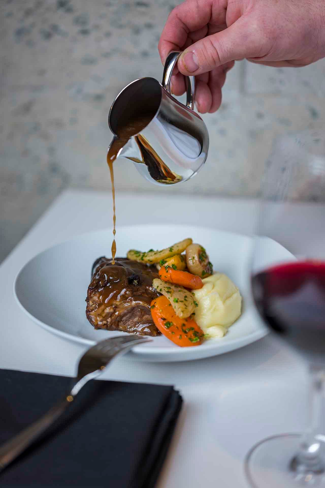 A plated dish at Montrio in downtown Monterey