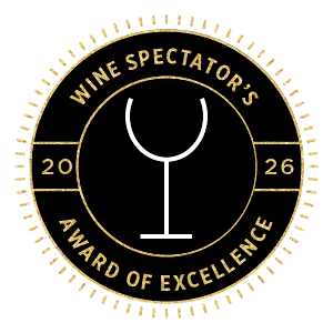 Wine Spectator Award of Excellence 2026