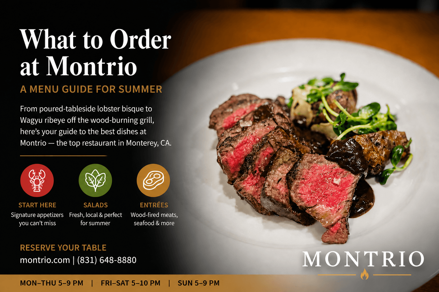 What to Order at Montrio This Summer
